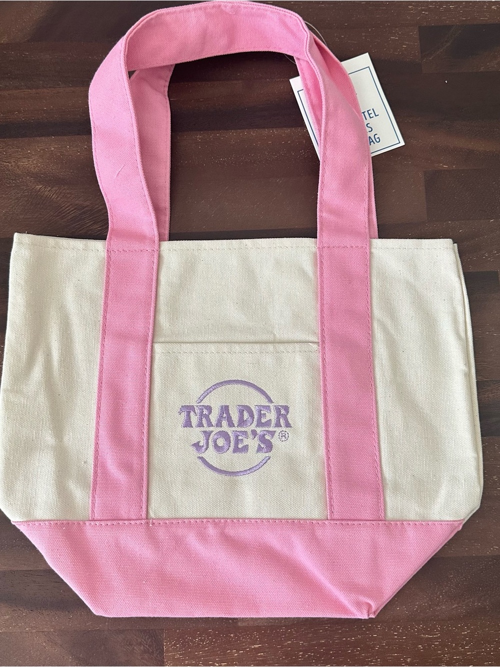 Trader Joe's Pastel Mini Totes Bundle - Picture 4 of 4